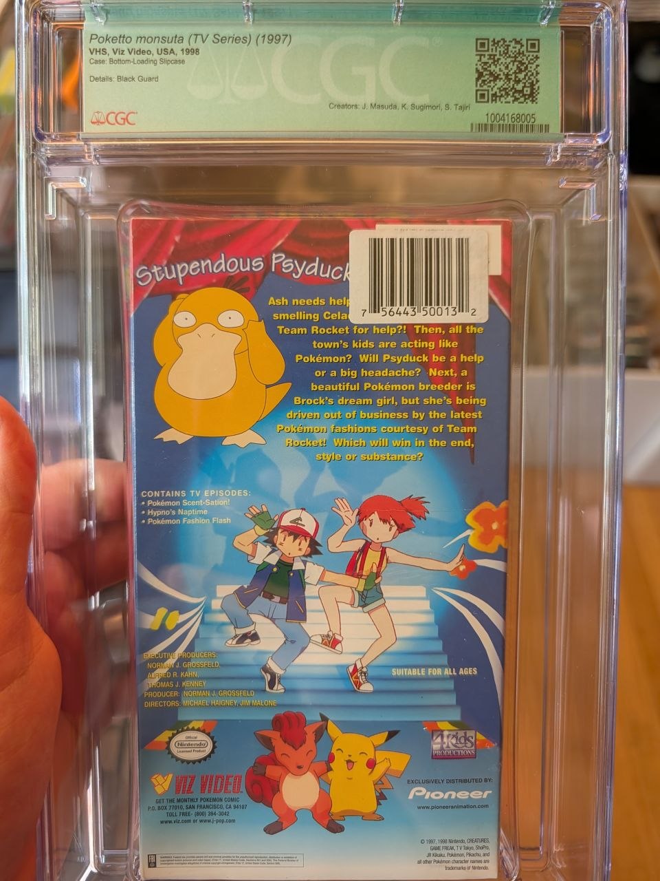 Sealed VHS 9.4 A+ Signed Auto Pokemon Pioneer Fashion Victims CGC Graded