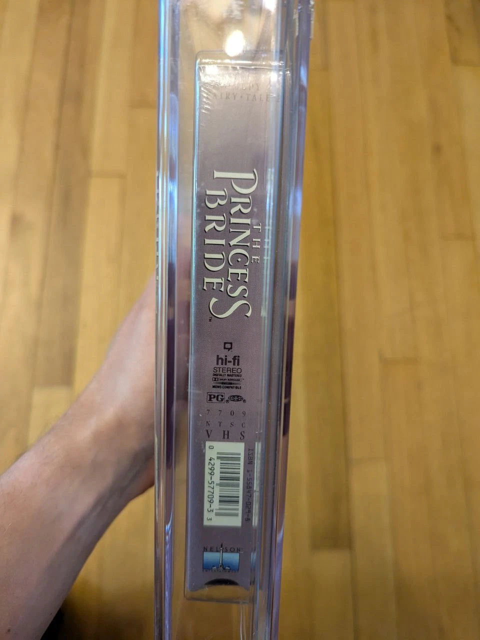 9.6 A+ The Princess Bride VHS Tape Sealed Graded CGC 1988