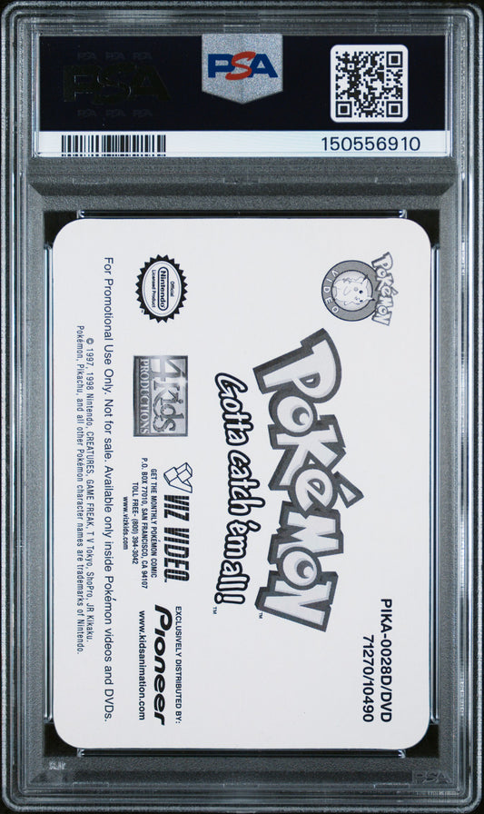 PSA 8 Blastoise #28 Pokemon Pokemon 2001 VIZ VHS Lenticular Midnight Guardian C10