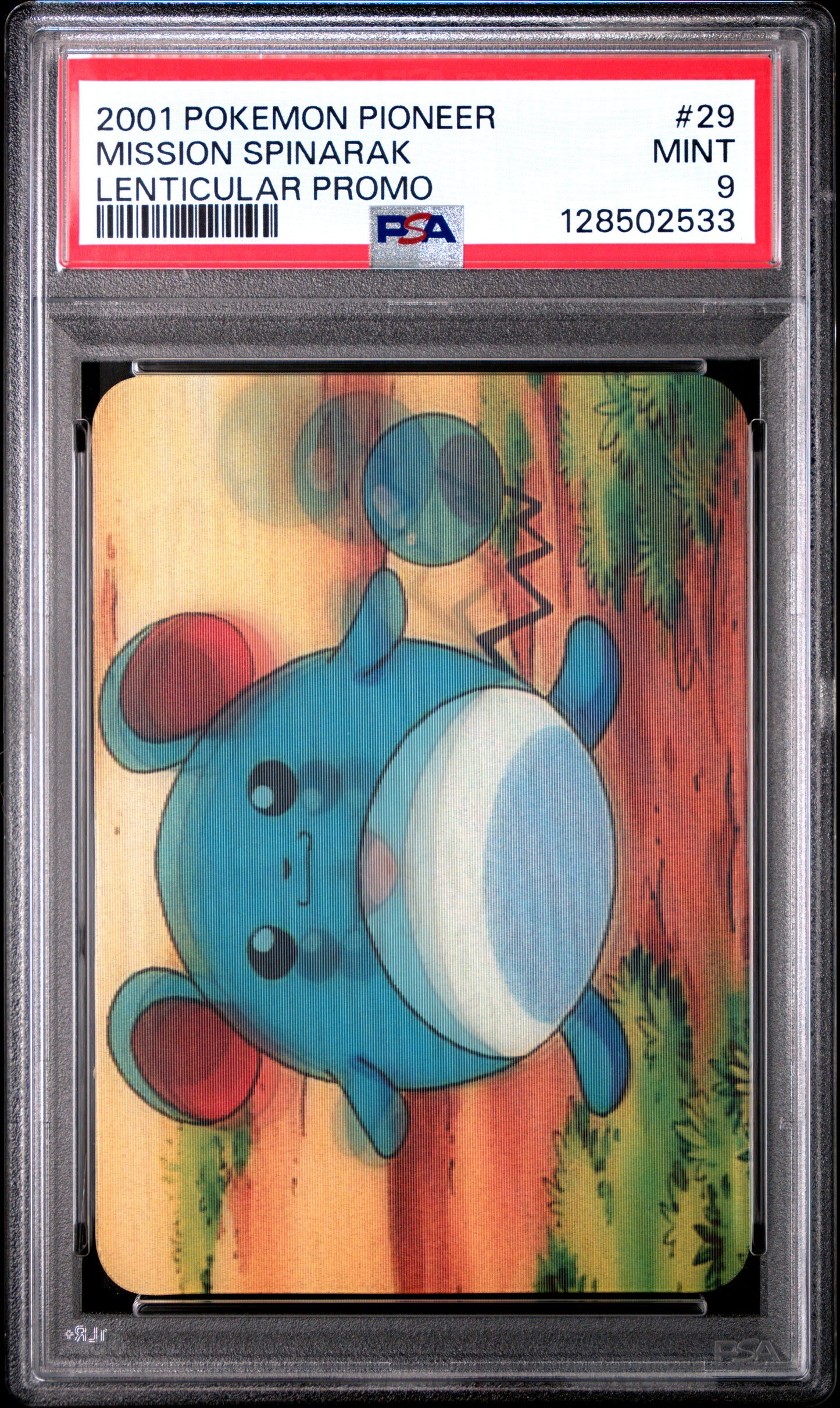 PSA 9 Pop 4 Mission Spinarak Marill #29 Pokemon VIZ VHS Pioneer Lenticular C33