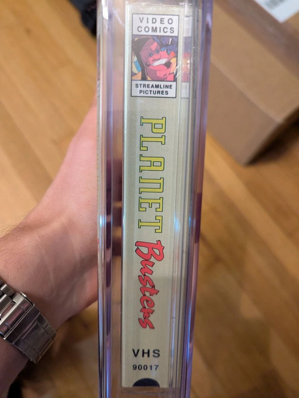 9.4 A Planet Busters Anime VHS Tape Sealed Graded CGC 1992 Macek Video Comics