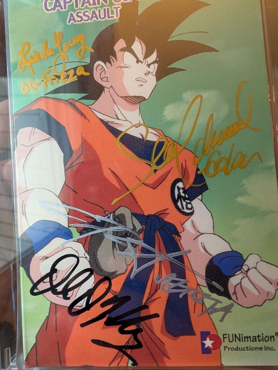 Sealed VHS 9.6 A+ Signed Auto Dragon Ball FUNimation Captain Ginyu: Assault CGC Graded
