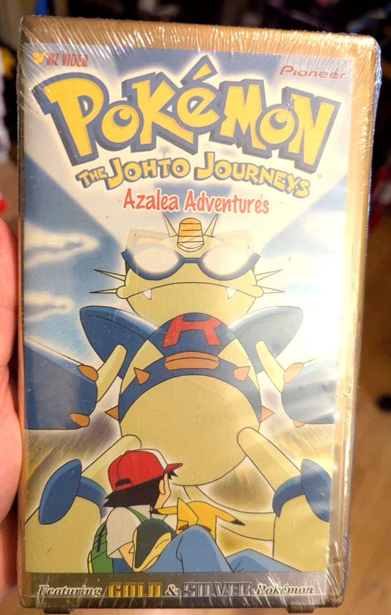 Pokemon VHS Sealed Azalea Adventures Potential Lenticular Card Promo