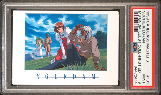 POP 1 PSA 9 1999 Carddass Masters Gundam 131 Sochie & Loran