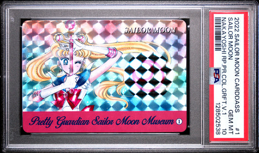 PSA 10 Pop 3 #1 Sailor Moon Nakayoshi Premium Collection P1 Carddass Prism C38
