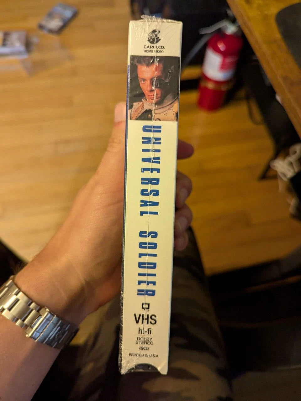 Universal Soldier Dolph Lundgren SEALED VHS Tape Signed Autographed Mint Condit