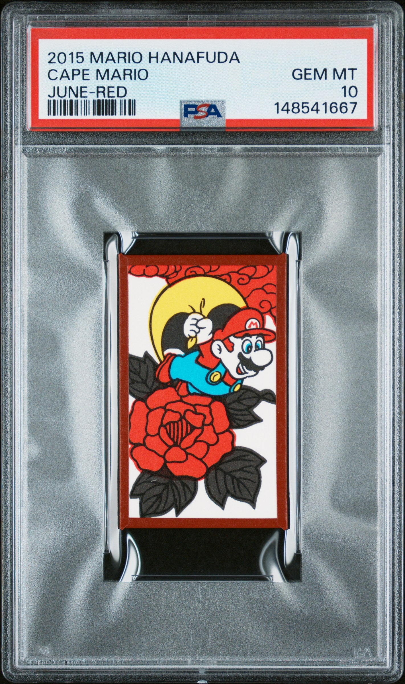 PSA 10 Cape Mario # Mario Hanafuda 2015 C67