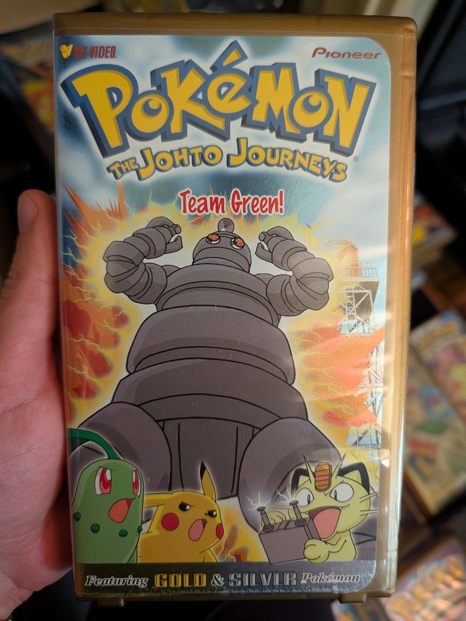 VHS Pokemon Pioneer Team Green Used - Very Good