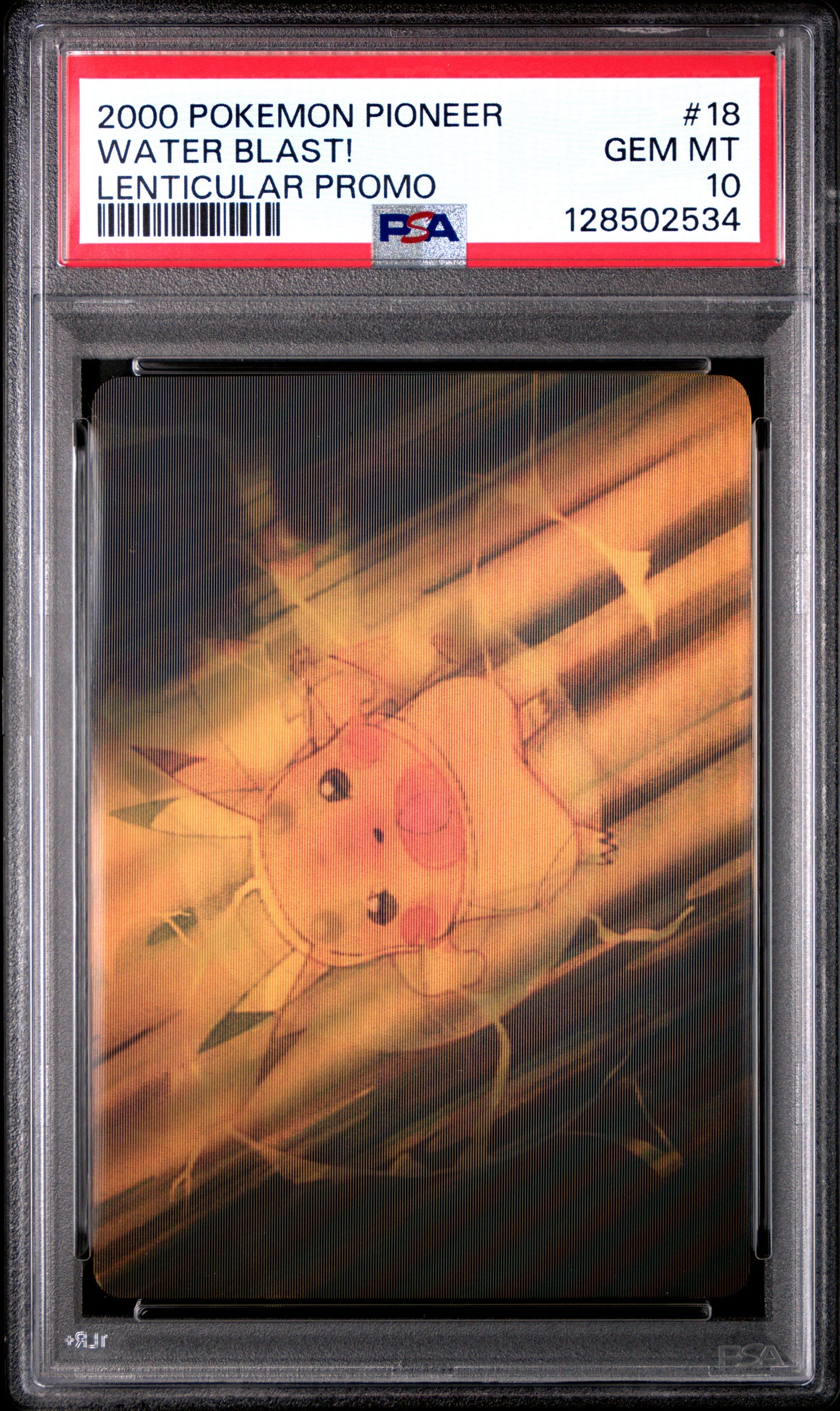 PSA 10 Pop 16 Pikachu Water Blast! #18 Pokemon VIZ VHS Pioneer Lenticular C34