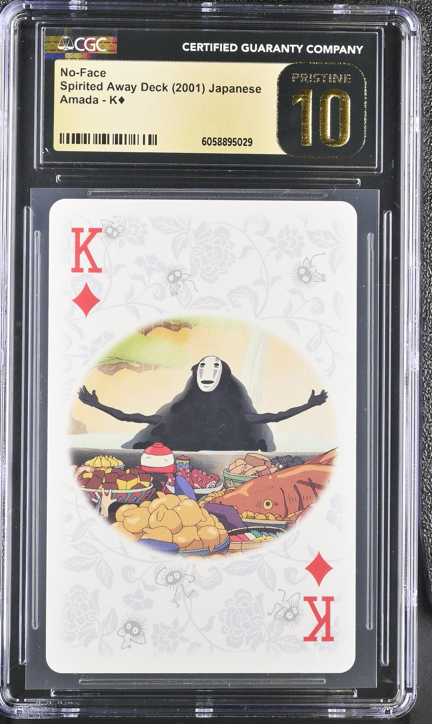CGC 10 Pristine Spirited Away #K Playing Card Ghibli Playing Card C29