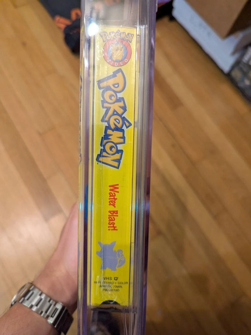 CGC 9.4 Pokemon WATER BLAST VHS New Sealed PSA COA Signed Eric Stuart Charizard