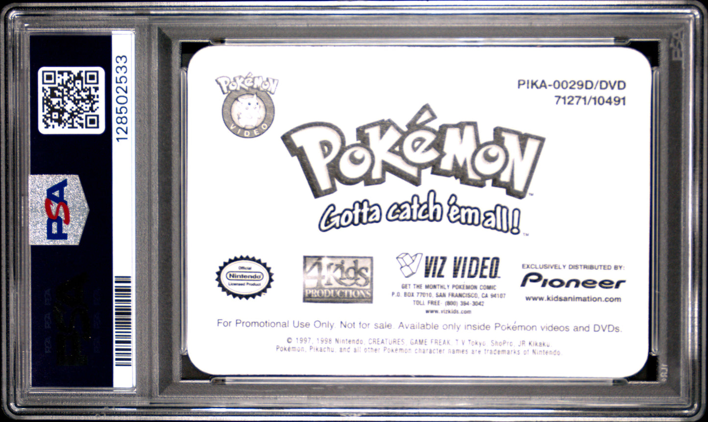 PSA 9 Pop 4 Mission Spinarak Marill #29 Pokemon VIZ VHS Pioneer Lenticular C33