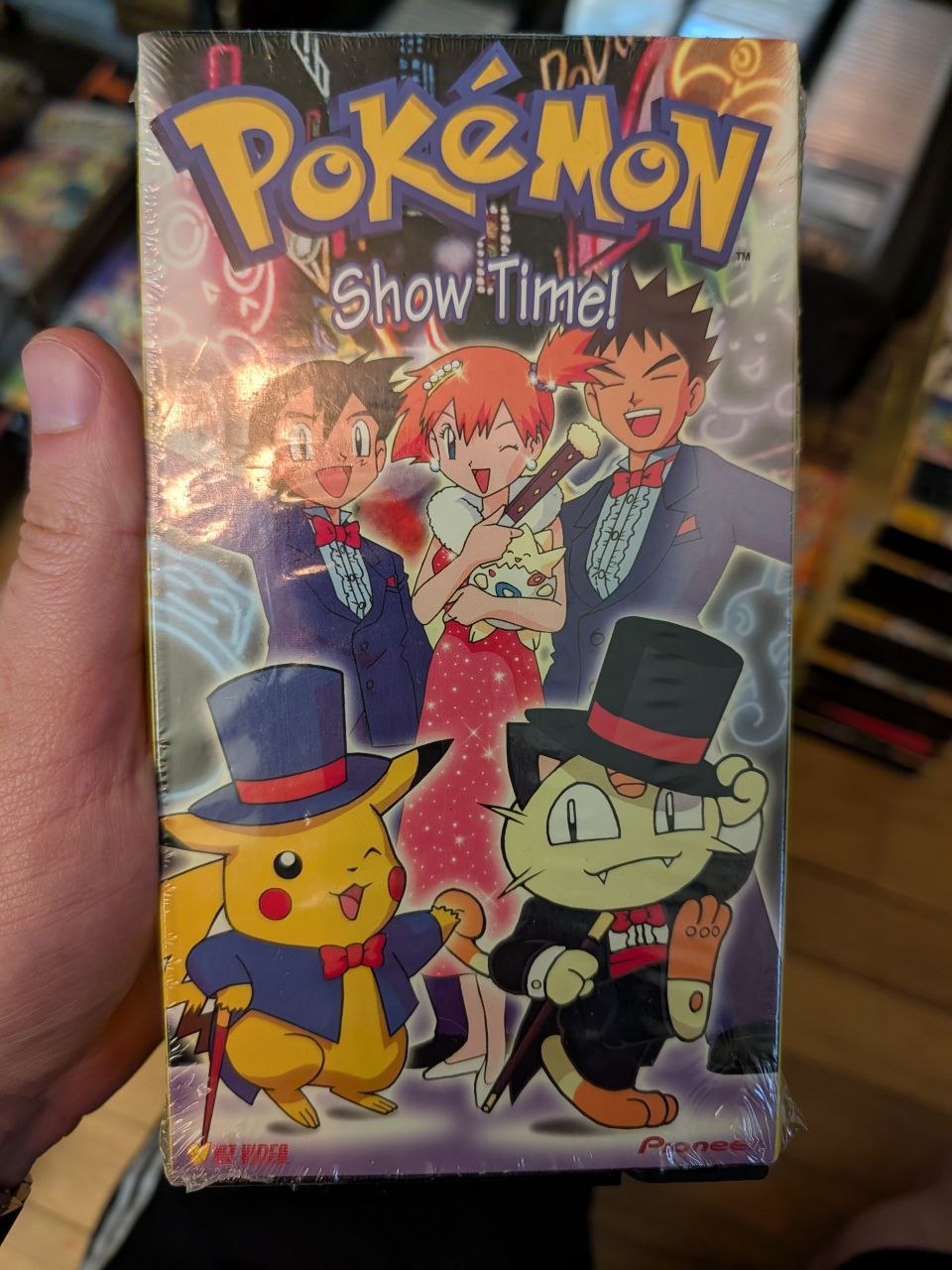 VHS Pokemon Pioneer Show Time Used - Very Good