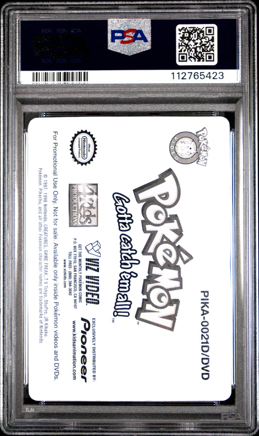 PSA 8 THE PO-KE CORRAL! #21 Pokémon TCG VHS Promo Pioneer Lenticular C23