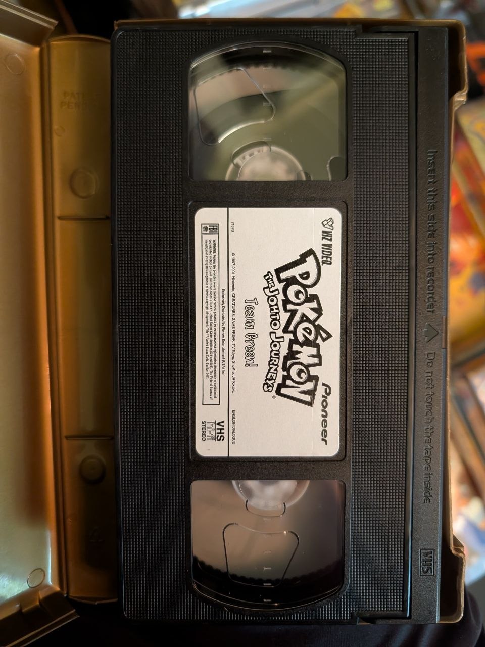 VHS Pokemon Pioneer Team Green Used - Very Good