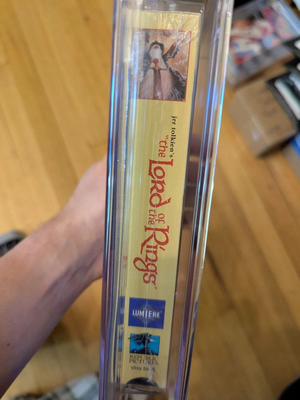 9.2 A The Lord of the Rings VHS Tape Sealed Graded CGC 1993 Animated RepublicUSA