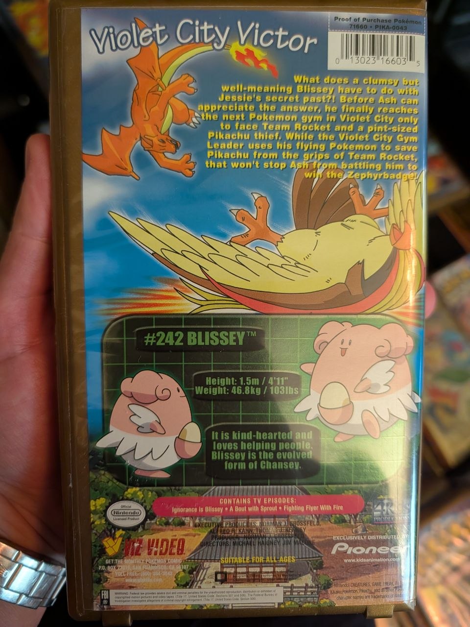 VHS Pokemon Pioneer Flying Ace Used - Very Good