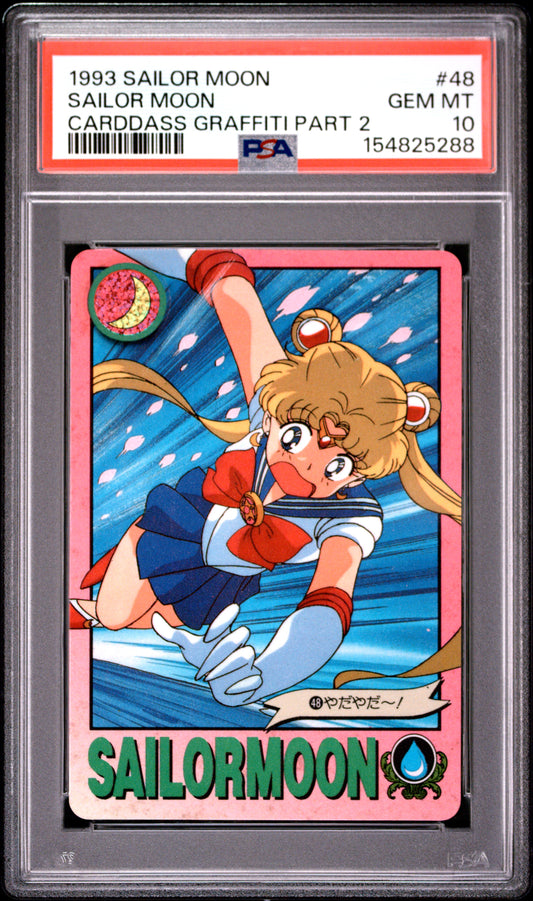 PSA 10 Moon #48 POP 3 Sailor Moon Carddass 1993 Graffiti Part 2 C88