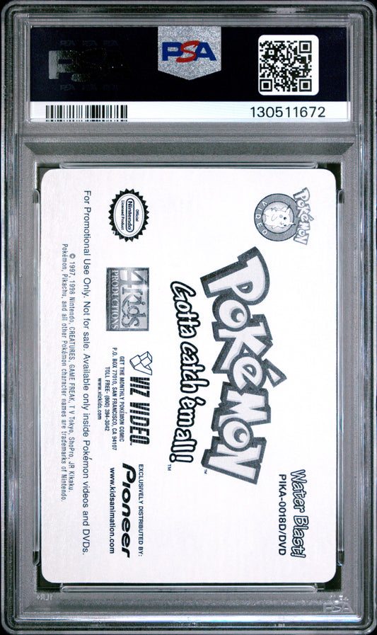 PSA 9 Water Blast Pikachu #18 Pokemon Pioneer 2000 VHS VIZ Promo C72