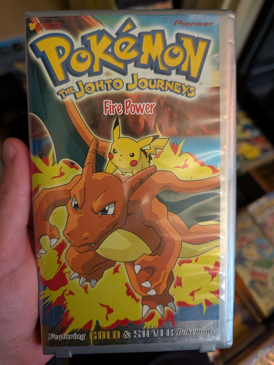 VHS Pokemon Pioneer Fire Power Used - Very Good