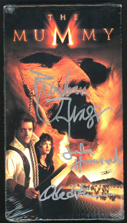 The Mummy Fraser & More SEALED VHS Tape Signed Autographed Mint Condition