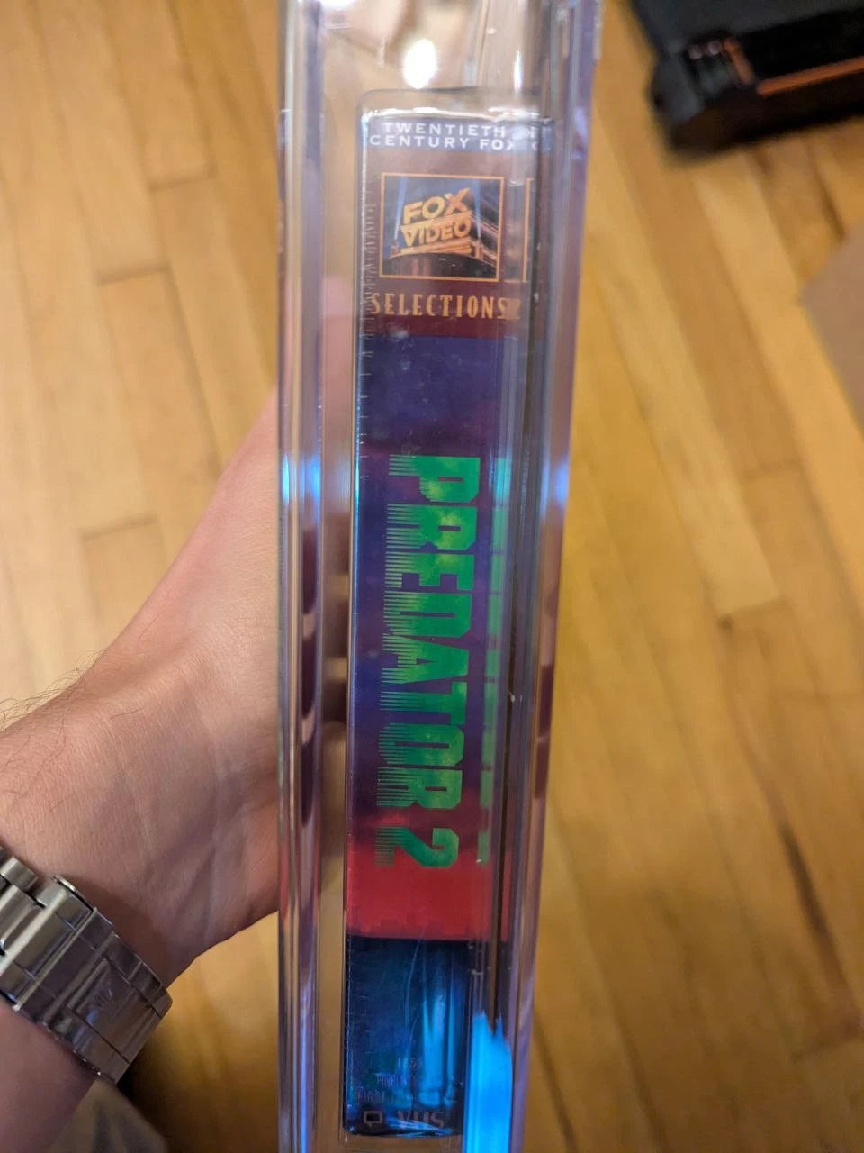 9.8 A+ Predator 2 Autographed Signed by Danny Glover VHS Sealed Graded CGC 1996