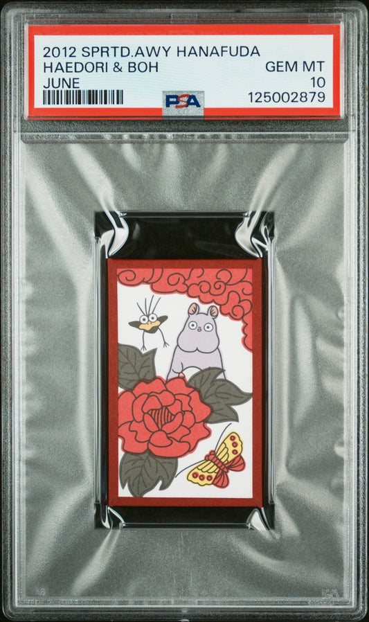 PSA 10 Haedori Boh #JUN Ghibli 2012 Spirited Away Hanafuda C79