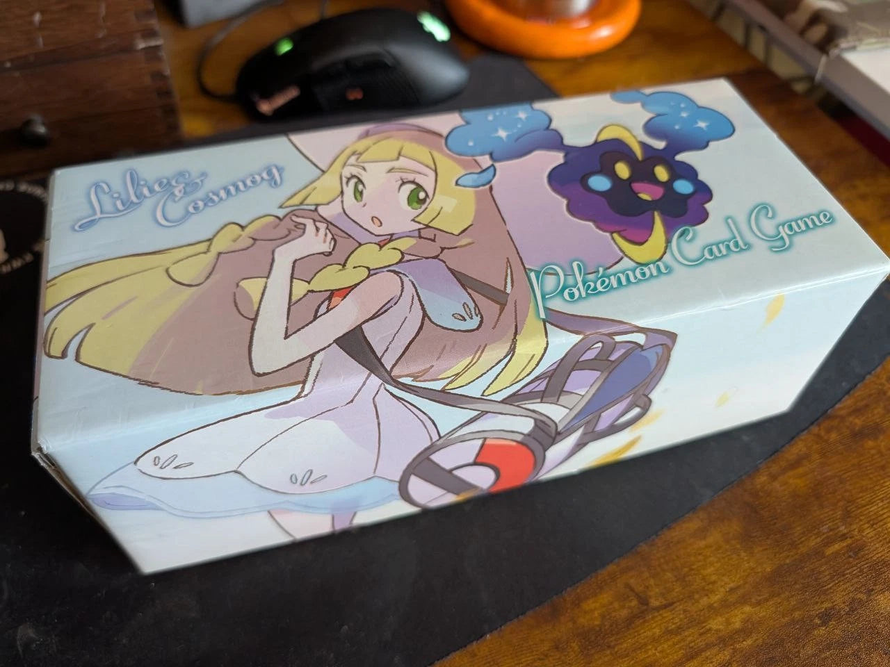Japanese Pokemon TCG Sun & Moon Special Box Lillie & Cosmog Box & Sleeves
