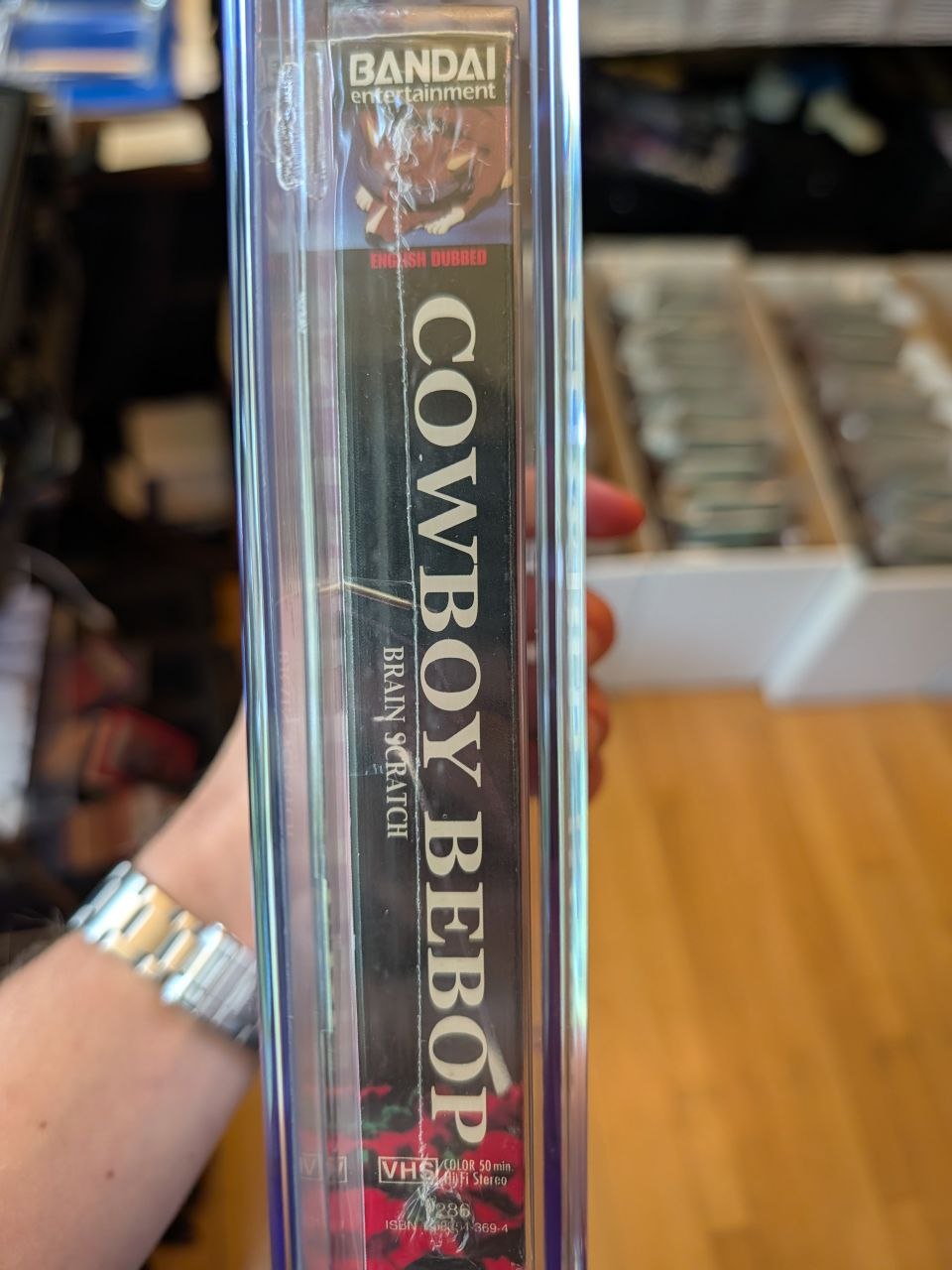 Sealed VHS 9.4 A+ Cowboy Bebop Signed Auto Anime Bandai Brain Scratch CGC Graded