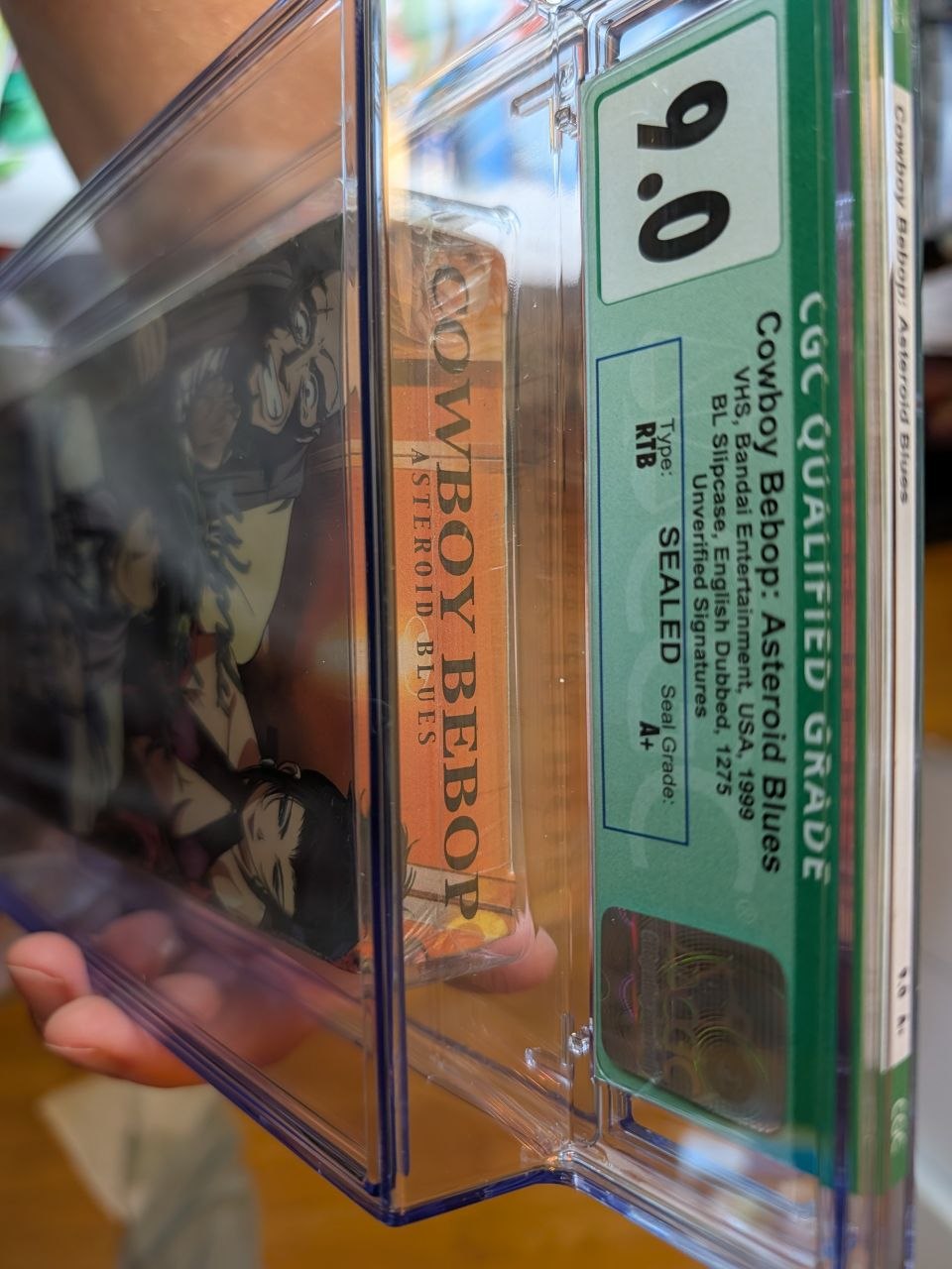 Sealed VHS 9 A+ Cowboy Bebop Signed Auto Anime Bandai Asteroid Blues CGC Graded